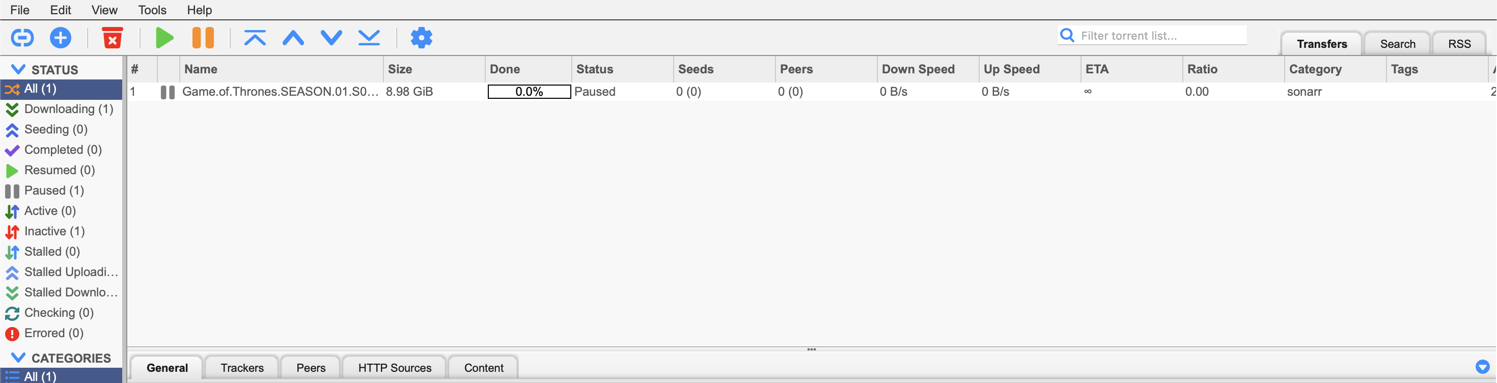 QBittorrent tv example download