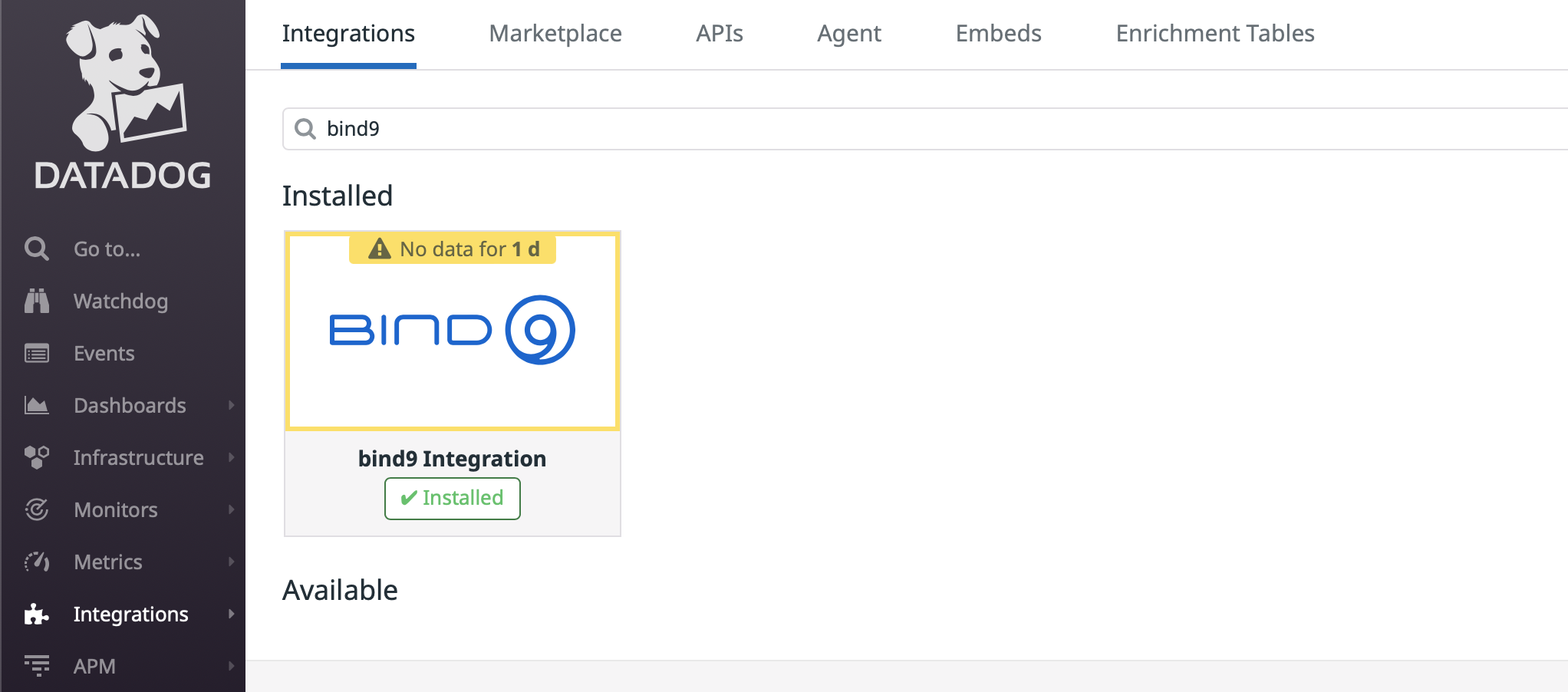 datadog-bind-integration