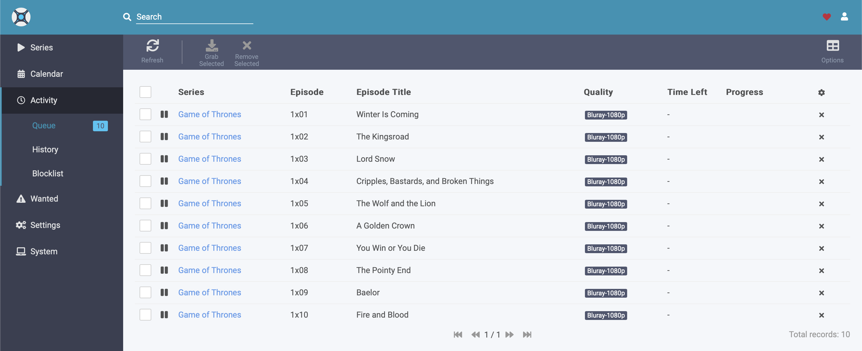 Sonarr tv example download